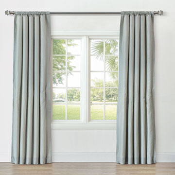 REVERIE STRIPED CURTAIN PANEL IN JADE