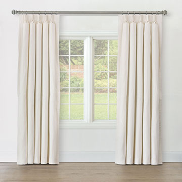 STERLING STRIE CURTAIN PANEL IN IVORY