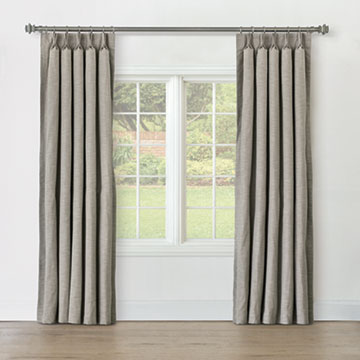 STERLING STRIE CURTAIN PANEL IN FOG
