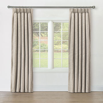 STERLING STRIE CURTAIN PANEL IN LATTE