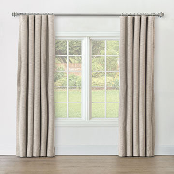 STERLING STRIE CURTAIN PANEL IN LATTE