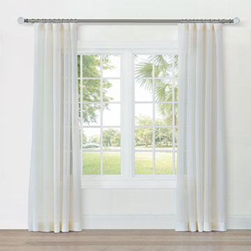 SWAY SHEER CURTAIN PANEL IN IVORY
