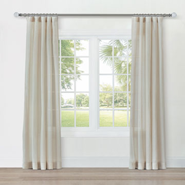 SWAY SHEER CURTAIN PANEL IN TAN