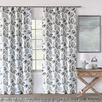 Persea Seashell Curtain Panel