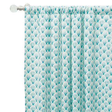 Koopa Teal Curtain Panel