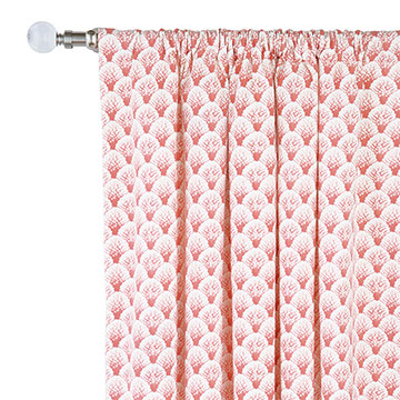 Sumba Coral Curtain Panel