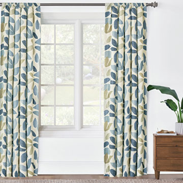 MIRA LEAF CURTAIN PANEL