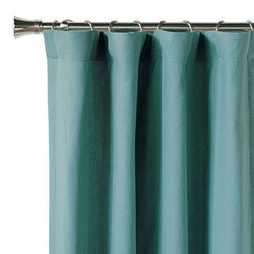 Breeze Aqua Curtain Panel