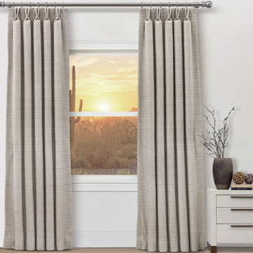 SPERRIN WINDOWPANE CURTAIN PANEL