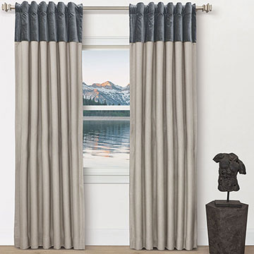 ARGENTO COLORBLOCK CURTAIN PANEL
