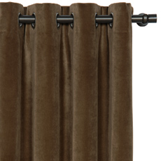 Jackson Mocha Curtain Panel