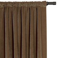 Jackson Mocha Curtain Panel