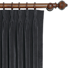 Jackson Charcoal Curtain Panel