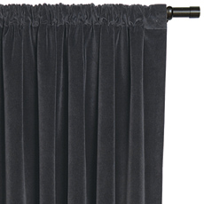 Jackson Charcoal Curtain Panel