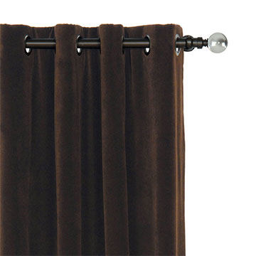 Jackson Brown Curtain Panel