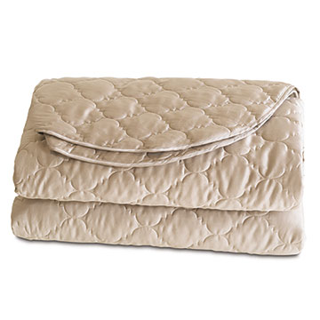 Viola Quilted Coverlet in Sable