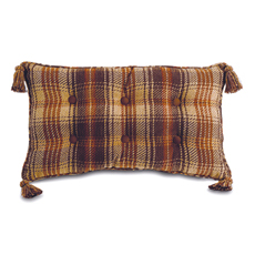 Dakota: Squall Rustic With Tassels Tufted Pillow