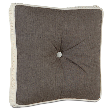 Flint Charcoal Boxed & Tufted