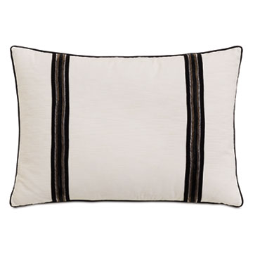 DOMINIQUE BEADED DECORATIVE PILLOW