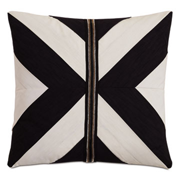 DOMINIQUE GEOMETRIC DECORATIVE PILLOW