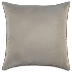 Freda Taffeta Decorative Pillow in Steel