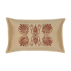 Anthemion Gold/Shiraz Dec Pillow B