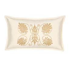 Anthemion Ivory/Gold Dec Pillow B