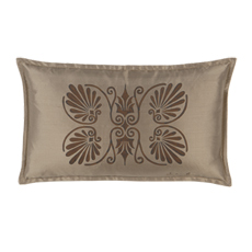 Anthemion Taupe/Brown Dec Pillow B