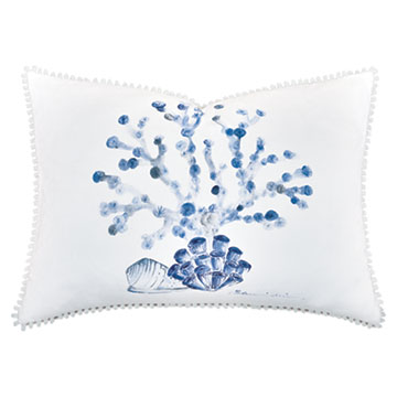 SAFIRA CORAL DECORATIVE PILLOW