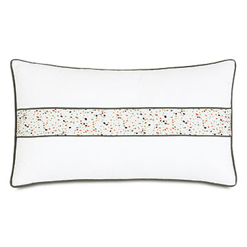 Wilder Speckled Trim Decorative Pillow