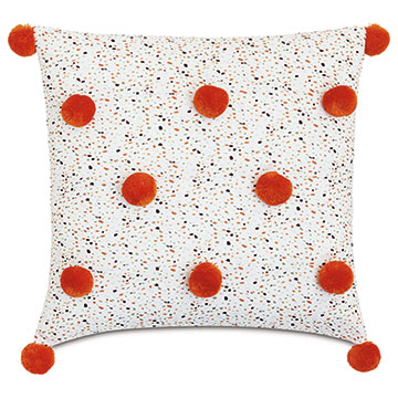 WILDER POM-POM DECORATIVE PILLOW