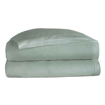 Deluca Sateen Duvet Cover in Sea