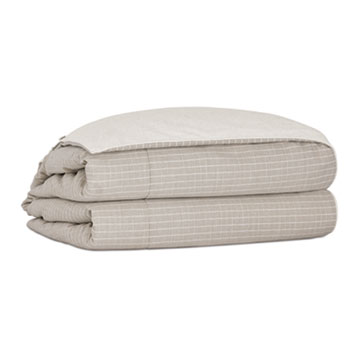 SPERRIN WINDOWPANE DUVET COVER