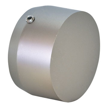 ACERO BRUSHED NICKEL BEVELED END CAP PAIR