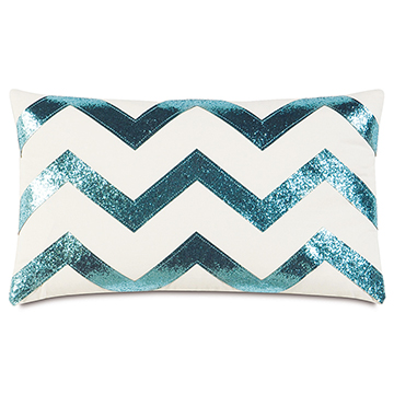 Sparkle Aqua Chevron