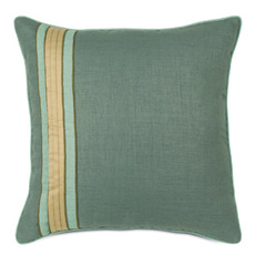 Marny Teal Euro Sham (Left)