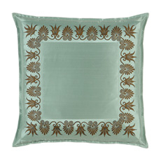 Anthemion Ocean/Brown Euro Sham