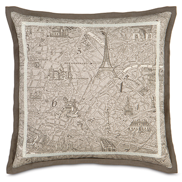 Trompe Mocha Euro Sham