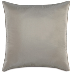 Freda Taffeta Euro Sham in Steel