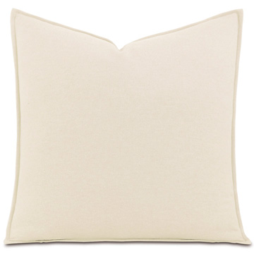 Brera Flannel Euro Sham In Ivory