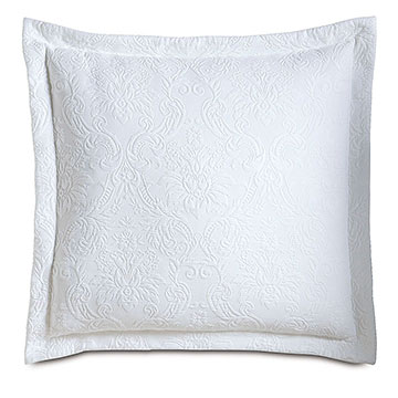 Sandrine White Euro Sham