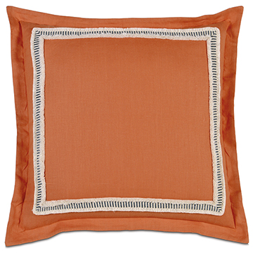 Breeze Tangerine Euro Sham