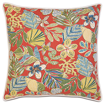 Suwanee Coral Euro Sham