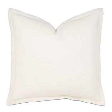 Shiloh Linen Euro Sham in Shell