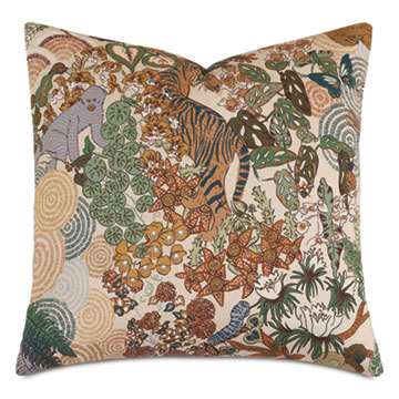 GUSTAV JUNGLE PRINT EURO SHAM