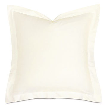 Fresco Sateen Euro Sham in Ivory