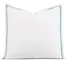 Enzo Satin Stitch Euro Sham in Ocean