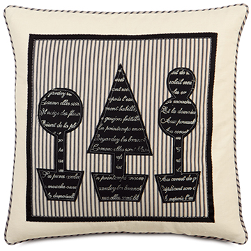 Fullerton Ink Topiary Block Printed