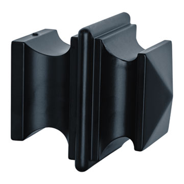 ACERO MATTE BLACK STACKED FINIAL PAIR