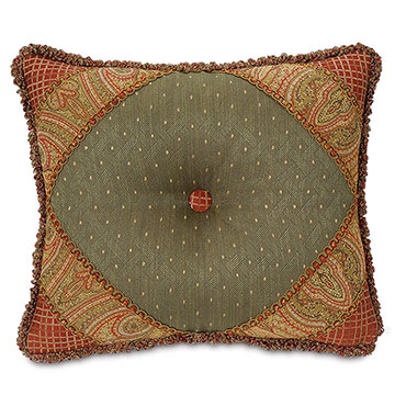 Quentin Olive Diamond Tufted